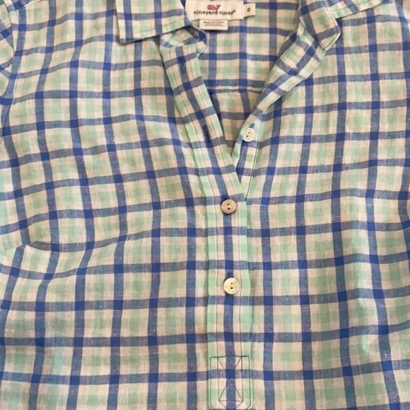Vineyard Vines linen shirt size 0 - Picture 3 of 5
